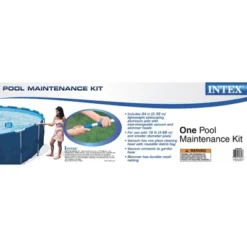 Intex 26711EH 12ft X 30in Prism Metal Frame Above Ground Swimming Pool With Filter Pump And Cleaning Maintenance Kit With Vacuum, Skimmer And Pole -Intex GUEST 0080a6a6 a06b 48b6 b445 3ce4a771722c