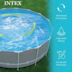 Intex 26645EG Krystal Clear 2100 GPH Sand Filter Pump For Above Ground Pools Bundled With OptiFlow Premium Pure Silica Filter Sand, 50 Lb Bag -Intex GUEST 00c72db5 5781 4e65 862b 37cd54c67566