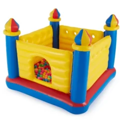 Intex Inflatable Jump-O-Lene Kids Ball Pit Castle Bouncer For Ages 3 To 6 Years Old And Wet Set Adhesive Vinyl Tube Repair Patch 6 Pack Kit -Intex GUEST 01a0bf67 2060 4128 9990 1bf655fb7c9f