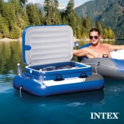 Intex Inflatable Mega Chill II 72 Can Beverage Cooler Float With Lid, 2 Pack -Intex GUEST 057b0d6f 7bd3 4c2d bc7f 484b2e3d8a3a