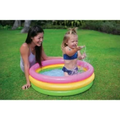 Intex 58924EP 34in X 10in Sunset Glow Soft Inflatable Baby Swimming Pool -Intex GUEST 0713a432 62dd 4f39 97b9 5f4b4c38adf9