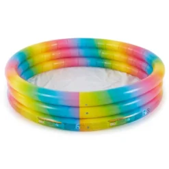 Intex 58449EP Rainbow Ombre 3 Ring Circular Inflatable Outdoor Swimming Pool With For Kids Ages 2 Years Or Older -Intex GUEST 0c49444e 6d7b 4830 ad8a c1c82843c1c0