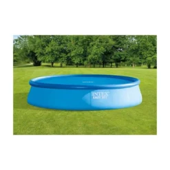 Intex 12-Foot Round Above Ground Swimming Pool Solar Cover Tarp With Drain Holes And Carrying Bag For Easy Set Or Metal Frame Pools, Cover Only, Blue 5 Intex 12-Foot Round Above Ground Swimming Pool Solar Cover Tarp With Drain Holes And Carrying Bag For Easy Set Or Metal Frame Pools, Cover Only, Blue -Intex GUEST 0dd69785 3c08 456d a424 519d01ccf15e