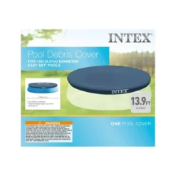 Intex 15' X 12" Round Debris Cover With Rope Tie For Easy Set Above Ground Swimming Pool, Accessory Only, Pool Not Included, Blue -Intex GUEST 0e51ce1e 20ab 4985 ac61 50208db62d44