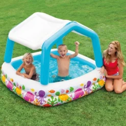 Intex Ocean Scene Kiddie Pool With Shade Canopy & Ocean Play Kiddie Pool & Games -Intex GUEST 0e7bc538 e068 40a8 aae2 5de3d1477330
