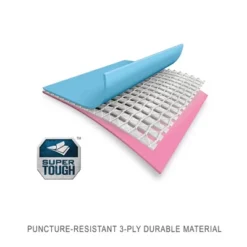 Intex 28266EH 7 Foot X 4 Foot X 24 Inch Rectangular Metal Frame Above Ground Outdoor Backyard Swimming Pool, 439 Gallons Of Water, Pink -Intex GUEST 0ea0bf51 e250 4d18 898a e06fc1dd4c1e