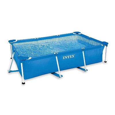 Intex 8.5' X 5.3' X 26" Frame Above Ground Swimming Pool & 1000 GPH Pool Pump 1 Intex 8.5' X 5.3' X 26" Frame Above Ground Swimming Pool & 1000 GPH Pool Pump