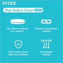 INTEX Pool Metal Frame 10'x30" Round Outdoor Swimming Pool Set With 330 GPH Filter Pump, Pool Cover, And Type H Filter Cartridge Replacements (6 Pack) -Intex GUEST 10e68778 b531 47e0 8a7e 81ce3251fd1f