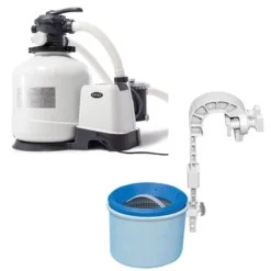 Intex 3000 GPH Sand Filter Pump With Automatic Timer For Above Ground Swimming Pools And Deluxe Wall Mounted Pool Surface Automatic Skimmer 11 Intex 3000 GPH Sand Filter Pump With Automatic Timer For Above Ground Swimming Pools And Deluxe Wall Mounted Pool Surface Automatic Skimmer -Intex GUEST 124ce028 9516 46f0 8a78 22e9e48d8a5f