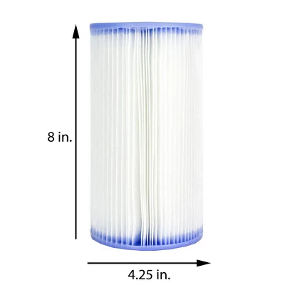 Intex 12ft X 30in Metal Frame Round Swimming Pool Set 530 GPH Pump & 6 A Filters 3 Intex 12ft X 30in Metal Frame Round Swimming Pool Set 530 GPH Pump & 6 A Filters - Image 3