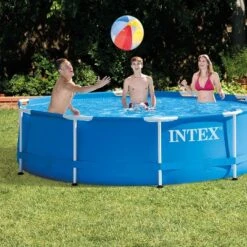 Intex Metal Frame Swimming Pool With Filter Pump And Pool Cleaning Kit (2 Pack) -Intex GUEST 16aa5386 3d34 4b57 956e f4d3a3093a39