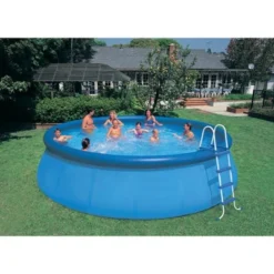 Intex Easy Set Inflatable 18' X 48" Round Above Ground Outdoor Swimming Pool With Filter Pump, Ladder, And Deluxe Maintenance Pool Cleaning Kit -Intex GUEST 182300aa 5759 4b78 a57a f47dbb0eda40 1