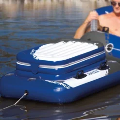 Intex Inflatable Mega Chill II 72 Can Cooler Float & 1 Person Floating Raft -Intex GUEST 18c2db32 dca0 4668 aeec 03abba07b02b