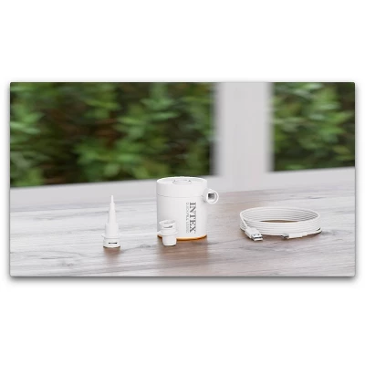 Intex Quick Fill Cylinder Mini USB Air Pump: Universal Electric Airbed Device 2 Intex Quick Fill Cylinder Mini USB Air Pump: Universal Electric Airbed Device - Image 2