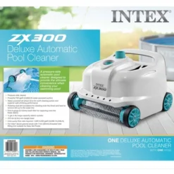 Intex 28005E Deluxe ZX300 Automatic Pool Cleaner, 700 GPH, Pressure Side, Above Ground Swimming Pool Floor/Wall Cleaner Robot Vacuum W/ 21 Foot Hose -Intex GUEST 1a96e296 cb87 4077 89b6 3159e2ec5c59