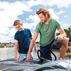 Intex Empire Inflatable Lounge Chair, Lime Green & Intex 120V Electric Air Pump -Intex GUEST 1b6167cd 2e2c 4380 a501 16fcb2d68917