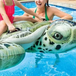 Intex Realistic Sea Turtle Inflatable Ride On Pool Float With Heavy Duty Handles For Pool Rafts And Inflatable Ride Ons (4 Pack) -Intex GUEST 1dd25567 4664 47b4 bcd5 53ac2138ab91