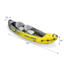 Intex Explorer K2 2-Person Inflatable Kayak With Oars And Air Pump - Yellow 7 Intex Explorer K2 2-Person Inflatable Kayak With Oars And Air Pump - Yellow -Intex GUEST 21a6df2c f4d9 45f7 aec9 14bfccb06949