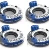 Intex River Run 1 Inflatable 53-inch Floating Lake Tube Blue (4-Pack)