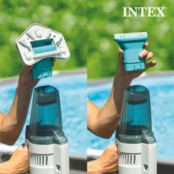 Intex ZR200 Rechargeable Cordless Swimming Pool And Spa Vacuum Cleaner  With Telescoping Handle And 2 Interchangeable Brush Heads -Intex GUEST 24acc818 d1a4 4019 ad11 28ad26b4d898