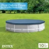 Intex Round Above Ground Swimming Pool Cover, (Pool Cover Only)