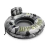 Intex 56835EP River Run I Camo Inflatable Floating Towable Water Tube Raft With Cup Holders And Handles For River, Lake, Or Pools, Gray Camo (6 Pack)