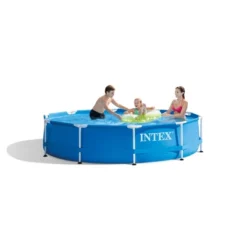 Intex 28200EH 10 Foot X 30 Inch 4 Person Outdoor Metal Frame Above Ground Round Swimming Pool With Easy Set-Up (Pump Not Included) -Intex GUEST 285138eb 169f 4151 b024 c600e88ad1e0