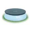 Intex 7.3 Ft Above Ground Swimming Pool Vinyl Round Cover Tarp, No Pool Included
