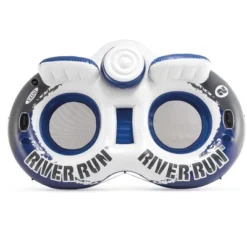 Intex River Run II Inflatable Floating Lake Tube With Cooler 2-Pack
