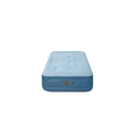 Intex Mid Rise Hexbeam 14" Electric Pump Twin Air Mattress - Dark Blue: PVC, Indoor/Outdoor Use -Intex GUEST 37a42b5b e634 4b52 9cfb c09836fe7a06