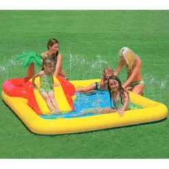 Intex 100" X 77" Inflatable Ocean Play Center Kids Backyard Kiddie Pool & Games