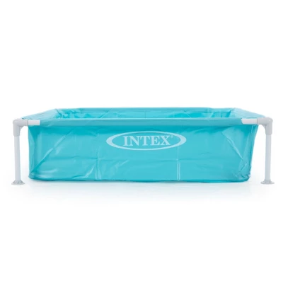 Intex 57173EP 4 Foot X 4 Foot Wide X 12 Inch Tall Miniature Outdoor Above Ground Frame Kiddie Swimming And Teaching Pool For Ages 3 And Up, Blue 2 Intex 57173EP 4 Foot X 4 Foot Wide X 12 Inch Tall Miniature Outdoor Above Ground Frame Kiddie Swimming And Teaching Pool For Ages 3 And Up, Blue - Image 2
