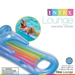 Intex King Kool Lounge Inflatable Swimming Pool Lounger With Headrest (3 Pack) -Intex GUEST 3fb74a12 678e 4aff a3bc d613184a0fcf