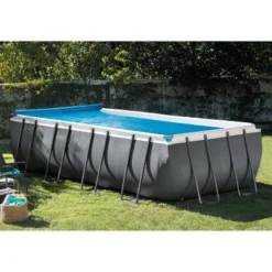 Intex Heavy Duty Aluminum Adjustable Solar Above Ground Pool Cover Reel With Locking Mechanism For Rectangle Frame Pool (Cover Not Included) -Intex GUEST 3fe2eefe e3d0 4d1a 8f94 8195c5b082df