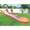 Intex 57167EP 18.5 Foot Long Inflatable Racing Fun Water Slide Track With 2 Surf Car Riders And Built-In Sprayer For Ages 6 And Up