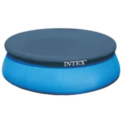 Intex 15 Foot Easy Set Swimming Pool Debris Cover & Floating Chlorine Dispenser