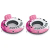 Intex Pink River Run I Sport Lounge Inflatable Water Float 53" Diameter 2-Pack