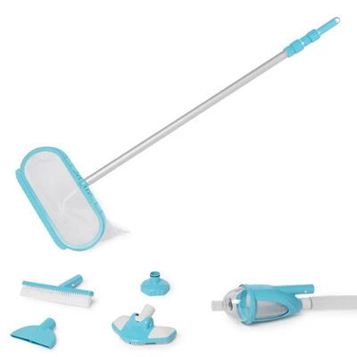 Intex 3000 GPH Sand Filter Pump With Built-in Timer And Deluxe Maintenance Accessory Pool Cleaning Kit For Above Ground Swimming Pools 2 Intex 3000 GPH Sand Filter Pump With Built-in Timer And Deluxe Maintenance Accessory Pool Cleaning Kit For Above Ground Swimming Pools - Image 2