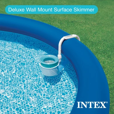 Intex 3000 GPH Sand Filter Pump With Automatic Timer For Above Ground Swimming Pools And Deluxe Wall Mounted Pool Surface Automatic Skimmer 5 Intex 3000 GPH Sand Filter Pump With Automatic Timer For Above Ground Swimming Pools And Deluxe Wall Mounted Pool Surface Automatic Skimmer - Image 5