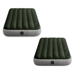Intex Dura-Beam Standard Downy Air Mattress W/Built-In Foot Pump, Twin, 2 Pack -Intex GUEST 50f3b63b 59ef 4f32 bf2b ec6a9b5d30f1