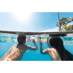 Intex 14' X 42" Clearview Prism Frame Above Ground Pool - Graywood Print: Steel Frame & Vinyl Liner -Intex GUEST 53ea7b9b 153f 479a 9b2a 442c57d45279