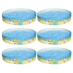 Intex Beach Days Snapset Instant Round Kids Childrens Swimming Pool Allows For 9.5' Of Water, Holds 119 Gallon Capacity/450 Liters (6 Pack) 9 Intex Beach Days Snapset Instant Round Kids Childrens Swimming Pool Allows For 9.5' Of Water, Holds 119 Gallon Capacity/450 Liters (6 Pack) -Intex GUEST 54124b0e b61c 4c18 8b96 07f89f07734e