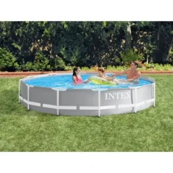 Intex 26711EH 12ft X 30in Prism Frame Above Ground Swimming Pool With 530 GPH GCFI Filter Pump And Robot Vacuum Cleaner Fits Up To 6 People -Intex GUEST 5549b72d 7d2d 46e1 91b3 c239183d9d6b