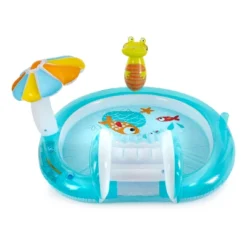 Intex 57165EP Gator Outdoor Inflatable Kiddie Pool Water Play Center With Slide -Intex GUEST 594488b6 4a80 4a77 9f5f 5cfbec3fb5a2