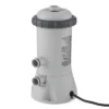 Intex 1000 GPH Easy Set Filter Pump System With GFCI For Above Ground Swimming Pools With Type A & C Filter Cartridge Replacements (6 Pack)