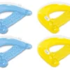 Intex Sit 'N Float Inflatable Lounges Blue And Yellow 4 Pack 60" X 39"