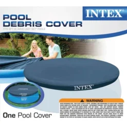 Intex 28020E 7.3 Feet Easy Set Swimming Pool Debris Vinyl Cover Tarp, Blue 6 Intex 28020E 7.3 Feet Easy Set Swimming Pool Debris Vinyl Cover Tarp, Blue -Intex GUEST 6162dbe6 d493 4c94 9776 b17de90e44bd