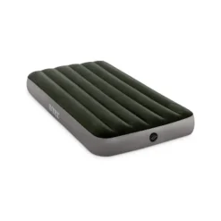 Intex 64763E Dura Beam Downy Air Mattress With Built In Pump, Queen (2 Pack)