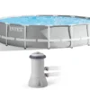 Intex 15ft X 42in Prism Frame Pool Set With Filter Pump, Ladder, Ground Cloth & Pool Cover