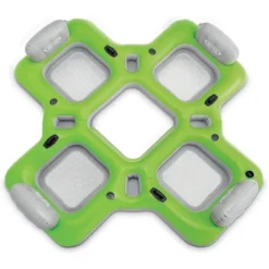 Intex Lounge Island Inflatable 4 Seat PVC Pool Raft Green 110 X 110 X 19 Inches -Intex GUEST 67471d6a 58ea 4b32 b6d4 2b8af35d742d